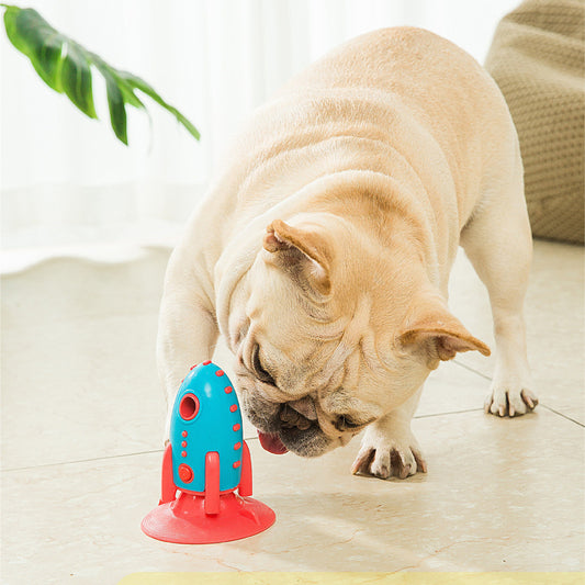 Rocket Dog Bite-Resistant Food Leaking Pet Toy