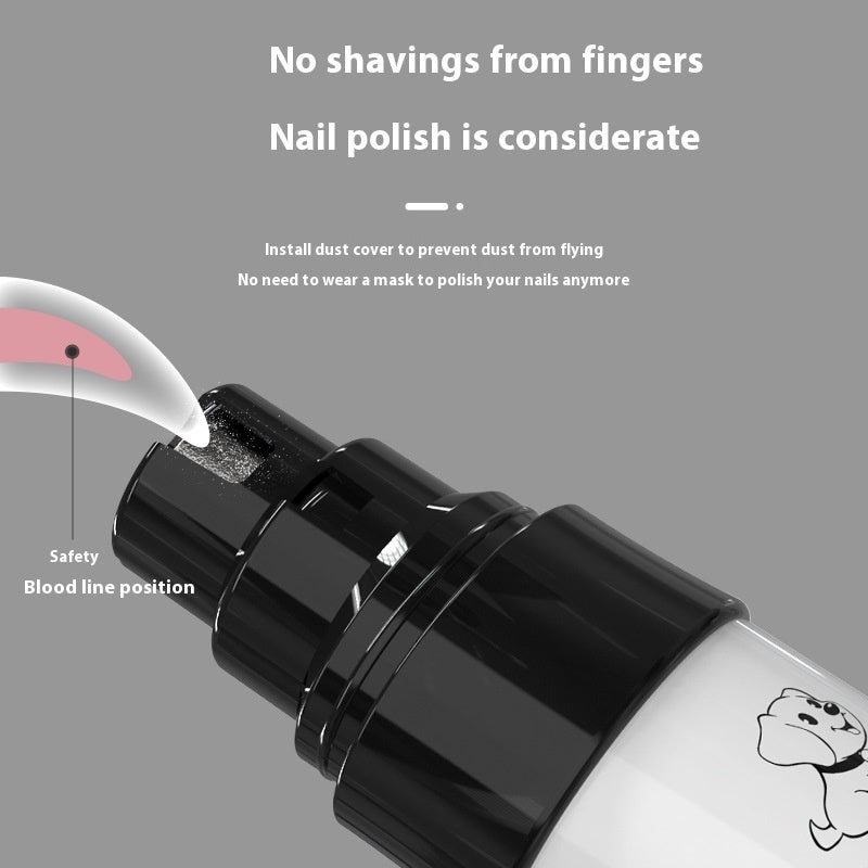 Pet LED Electric Nail Clipper Set