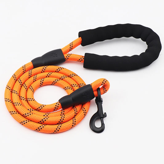 Reflective Nylon Round Rope Dog Leash