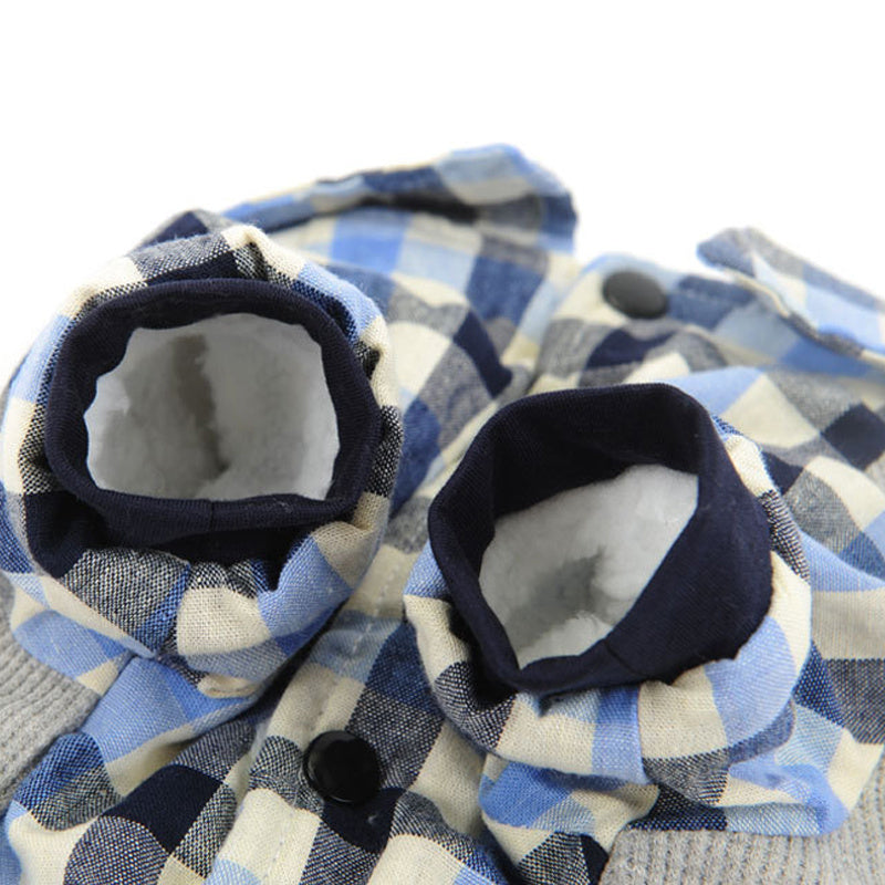 Dapper Plaid Canine Hoodie