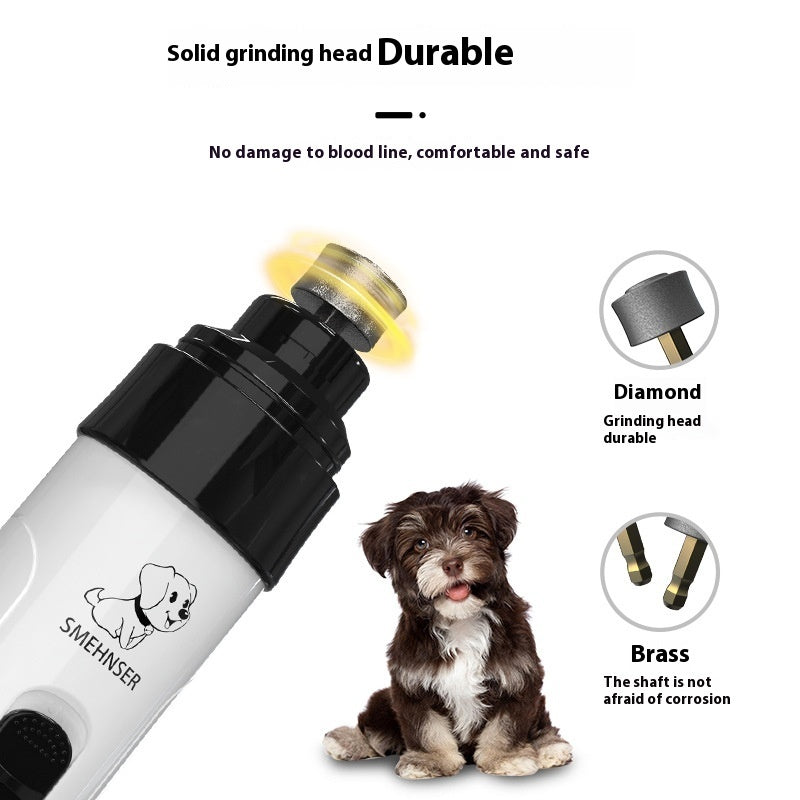 Pet LED Electric Nail Clipper Set